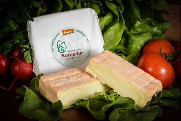 Produktfoto zu Romadur mit Knoblauch, ca. 180g