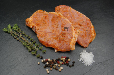 Produktfoto zu Rückensteaks, mariniert