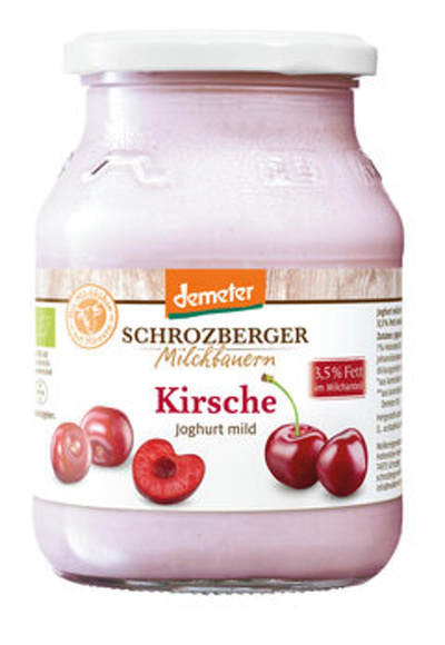 Produktfoto zu Demeter Kirsch-Joghurt