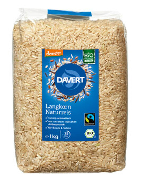 Produktfoto zu Langkorn Naturreis, Vollkorn