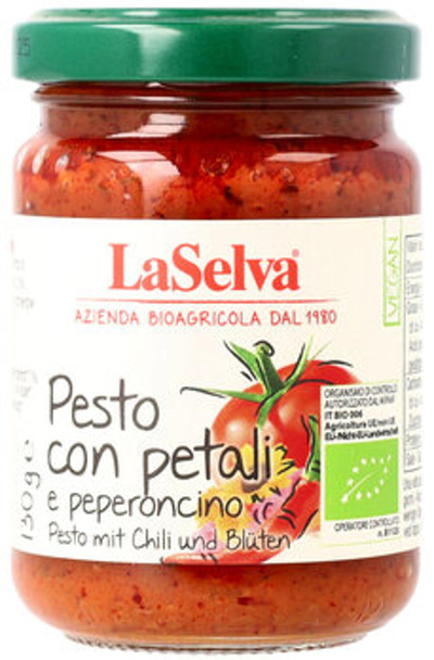 Produktfoto zu Pesto mit Chili & Blüten