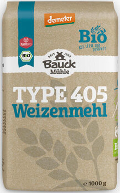 Produktfoto zu Weizenmehl Hell Type 405