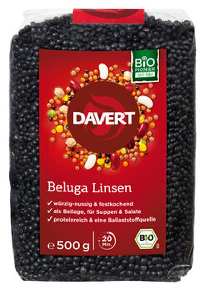 Produktfoto zu Linsen Beluga schwarz