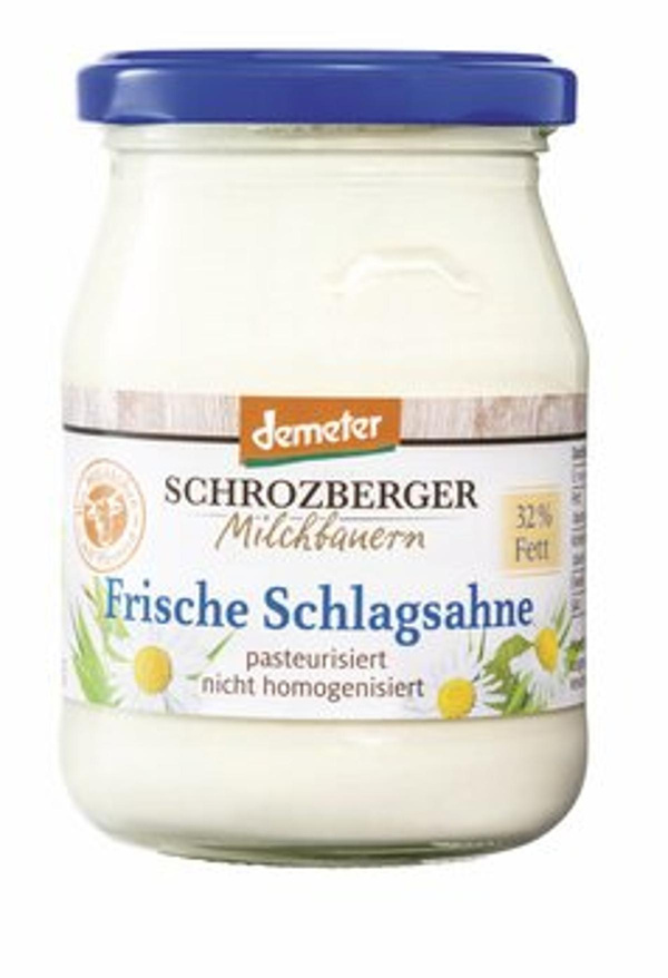 Produktfoto zu Demeter Schlagsahne 32%