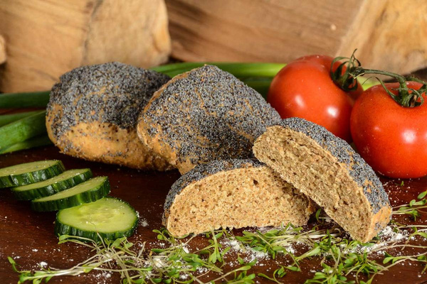 Produktfoto zu Mohnbrötchen