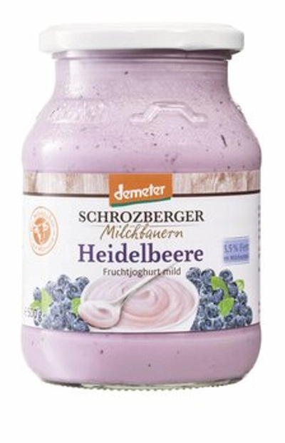 Produktfoto zu Demeter Heidelbeer-Joghurt