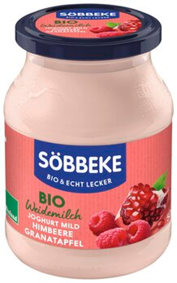 Produktfoto zu Joghurt Himbeer-Granatapfel