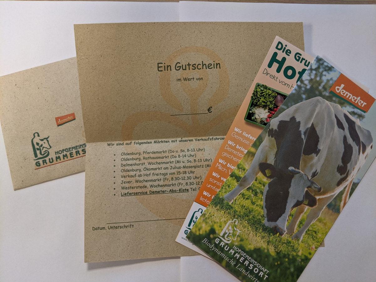 Gutschein Hof