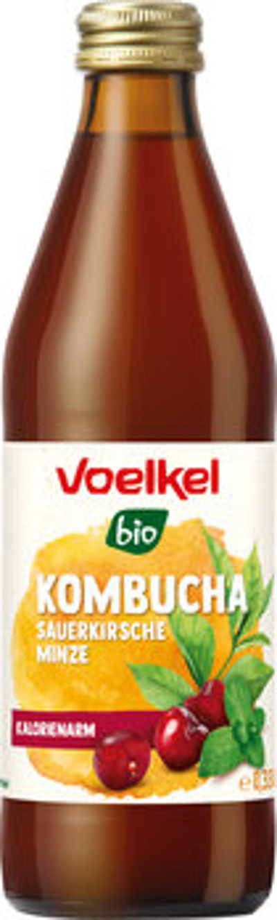 Produktfoto zu Kombucha Sauerkirsche Minze