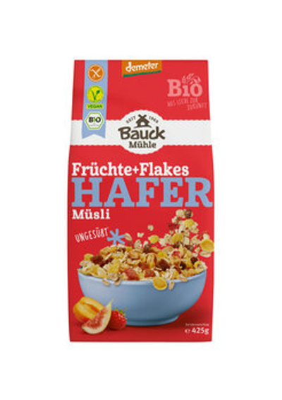 Produktfoto zu Hafermüsli Früchte + Flakes