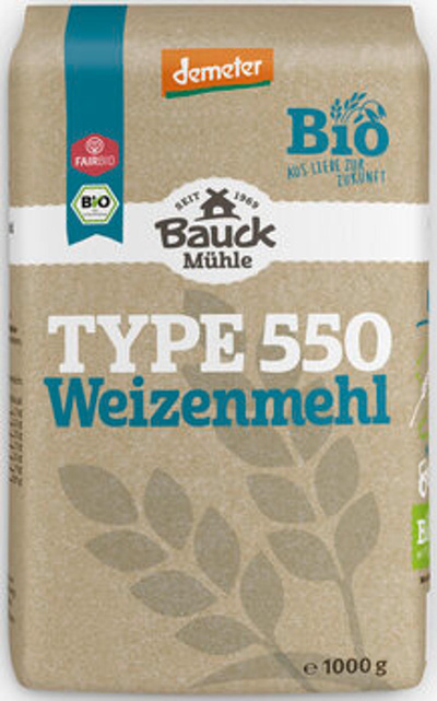 Produktfoto zu Weizenmehl Hell Type 550