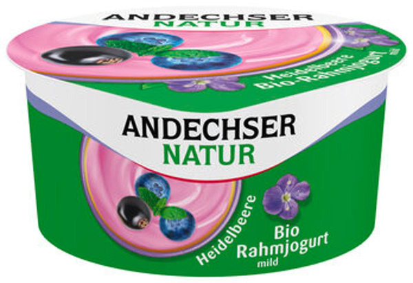 Produktfoto zu Rahmjog. Heidelbeer-Cassis 10%