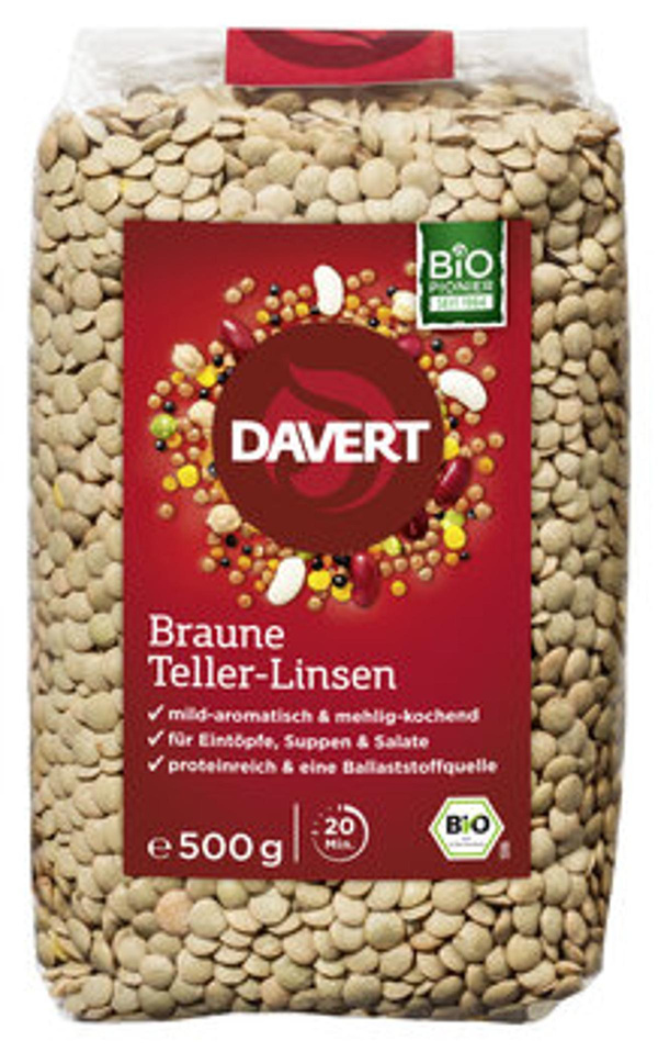 Produktfoto zu Braune Teller-Linsen