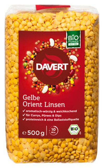 Produktfoto zu Gelbe Orient Linsen