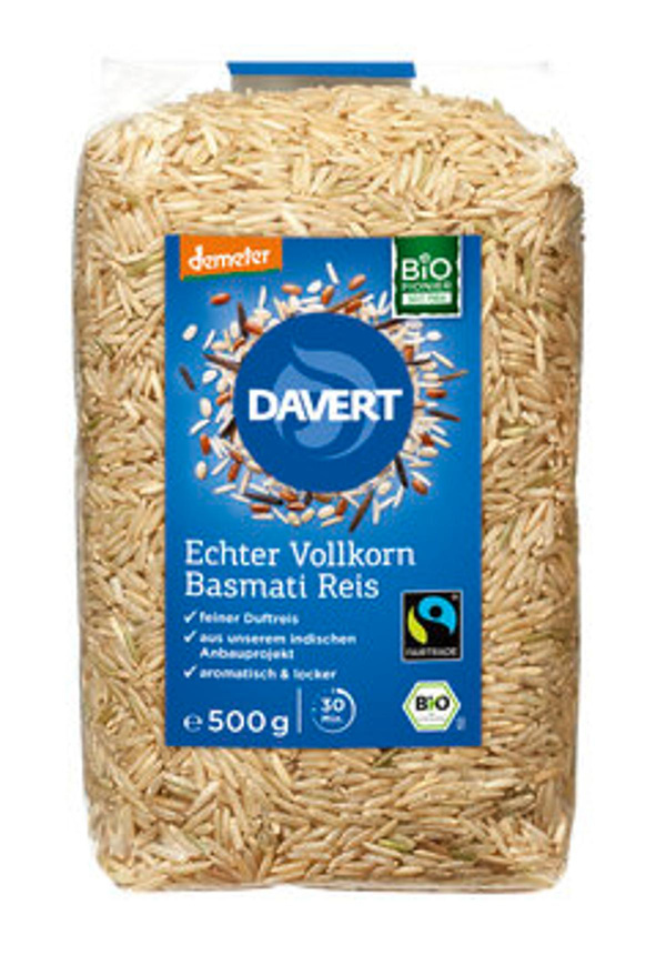 Produktfoto zu Echter Basmati Reis, Vollkorn